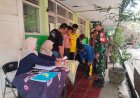 Sinergi PT PIM, Puskesmas dan Koramil 0815/12 Periksa Kesehatan Siswa SMPN 1 Ngoro